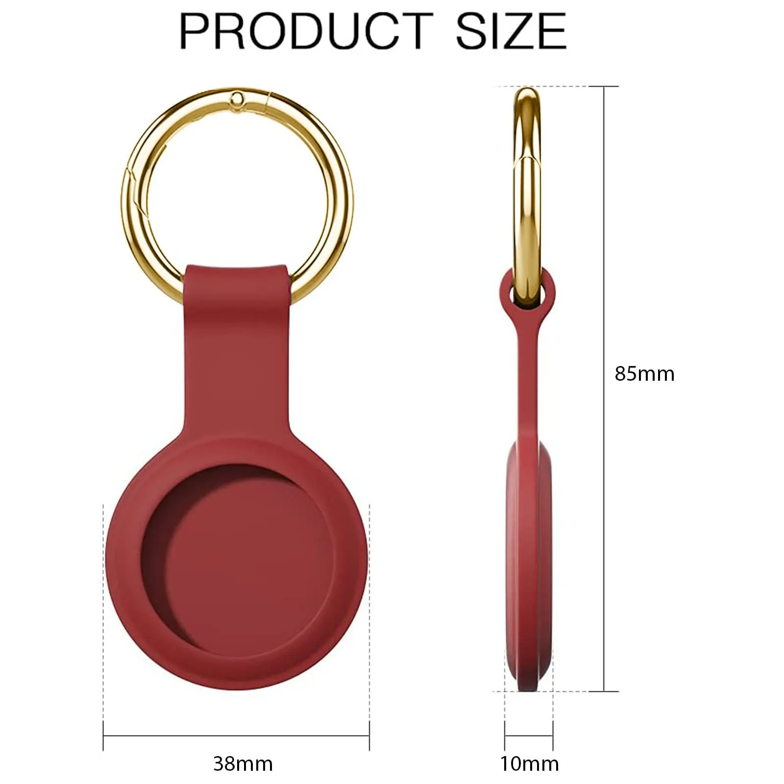 Sahara Red Liquid Silicone Case - Apple AirTag