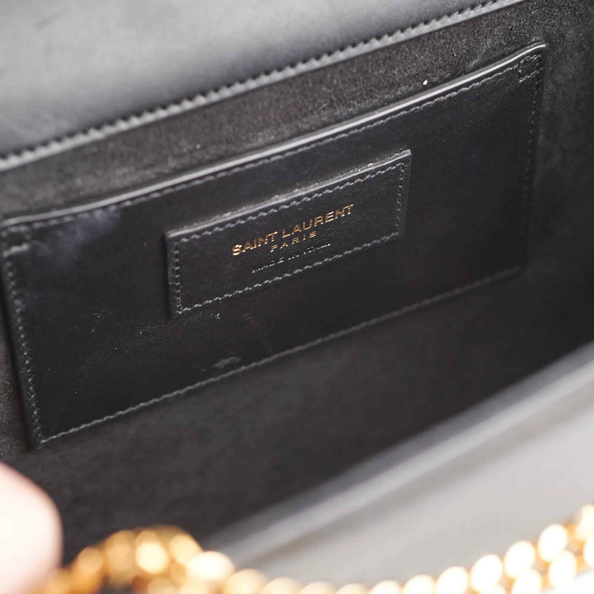 Saint Laurent Kate Medium with Tassel Black