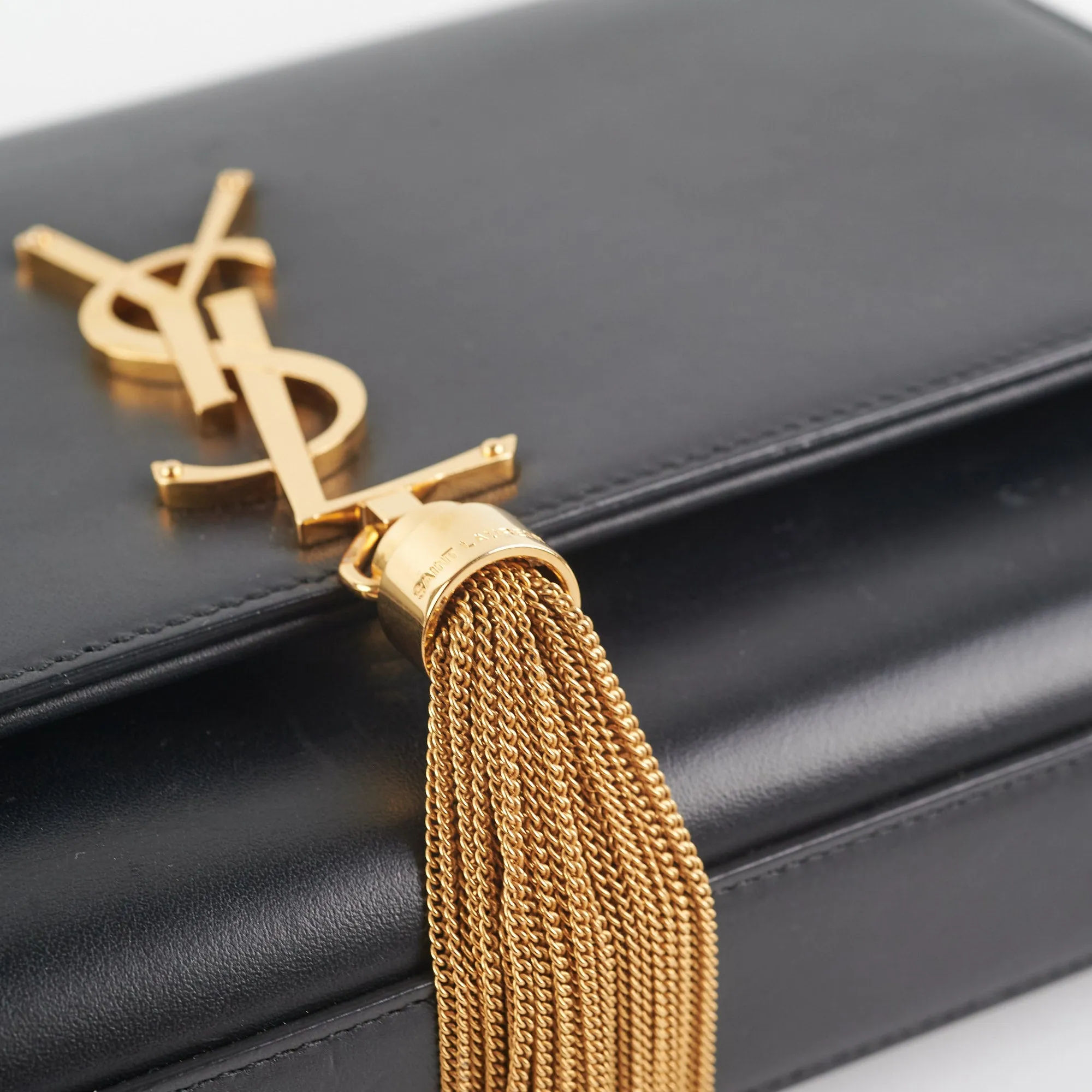 Saint Laurent Kate Medium with Tassel Black