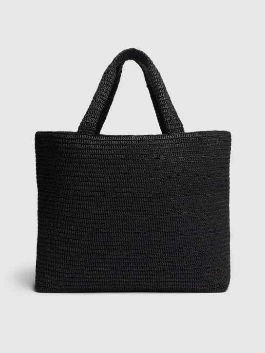 Saint Laurent   SL raffia tote bag 