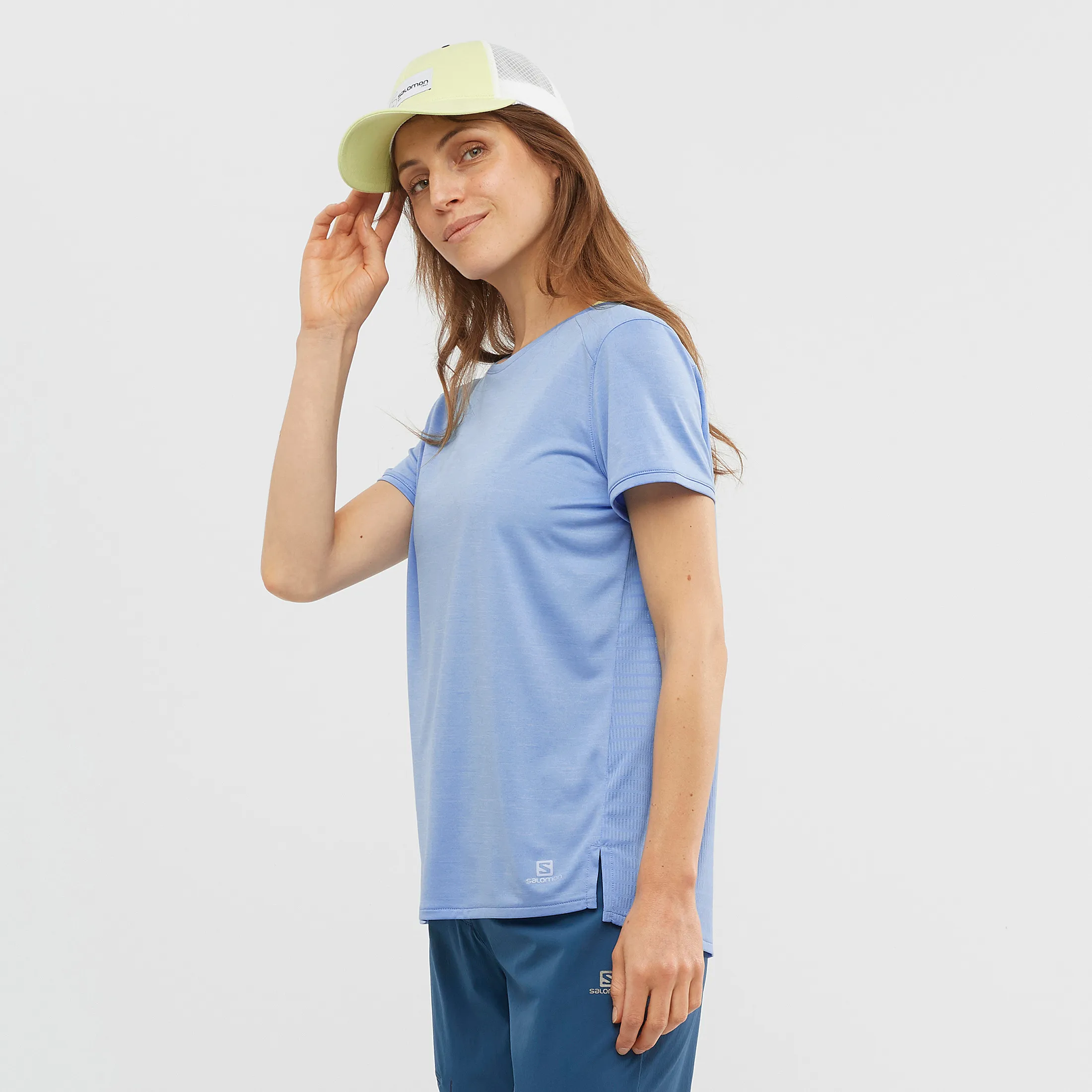Salomon Women&#x27;s Outline Summer Tee Provence | Buy Salomon Women&#x27;s Outline Summer Tee Provence here | Outnorth