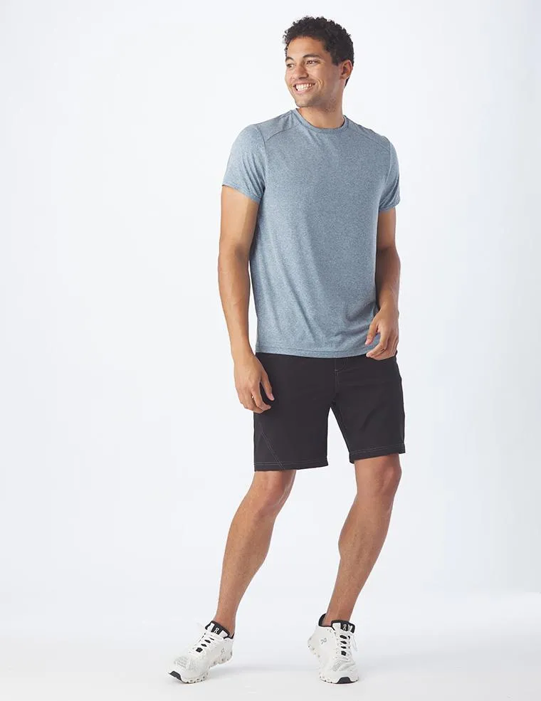 Salton Short Sleeve: Denim Blue Heather