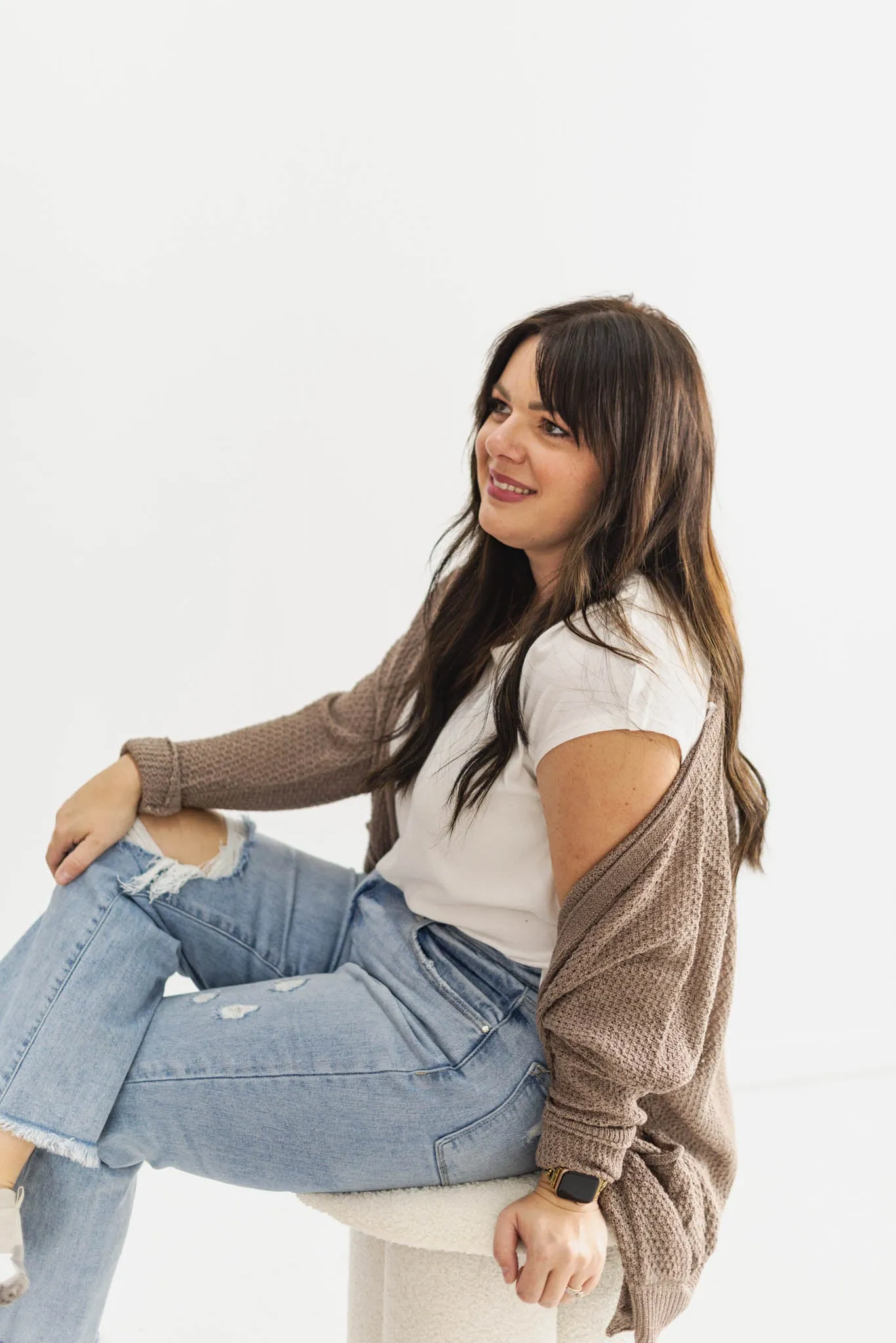 Samantha Cap Sleeve Cotton Tee