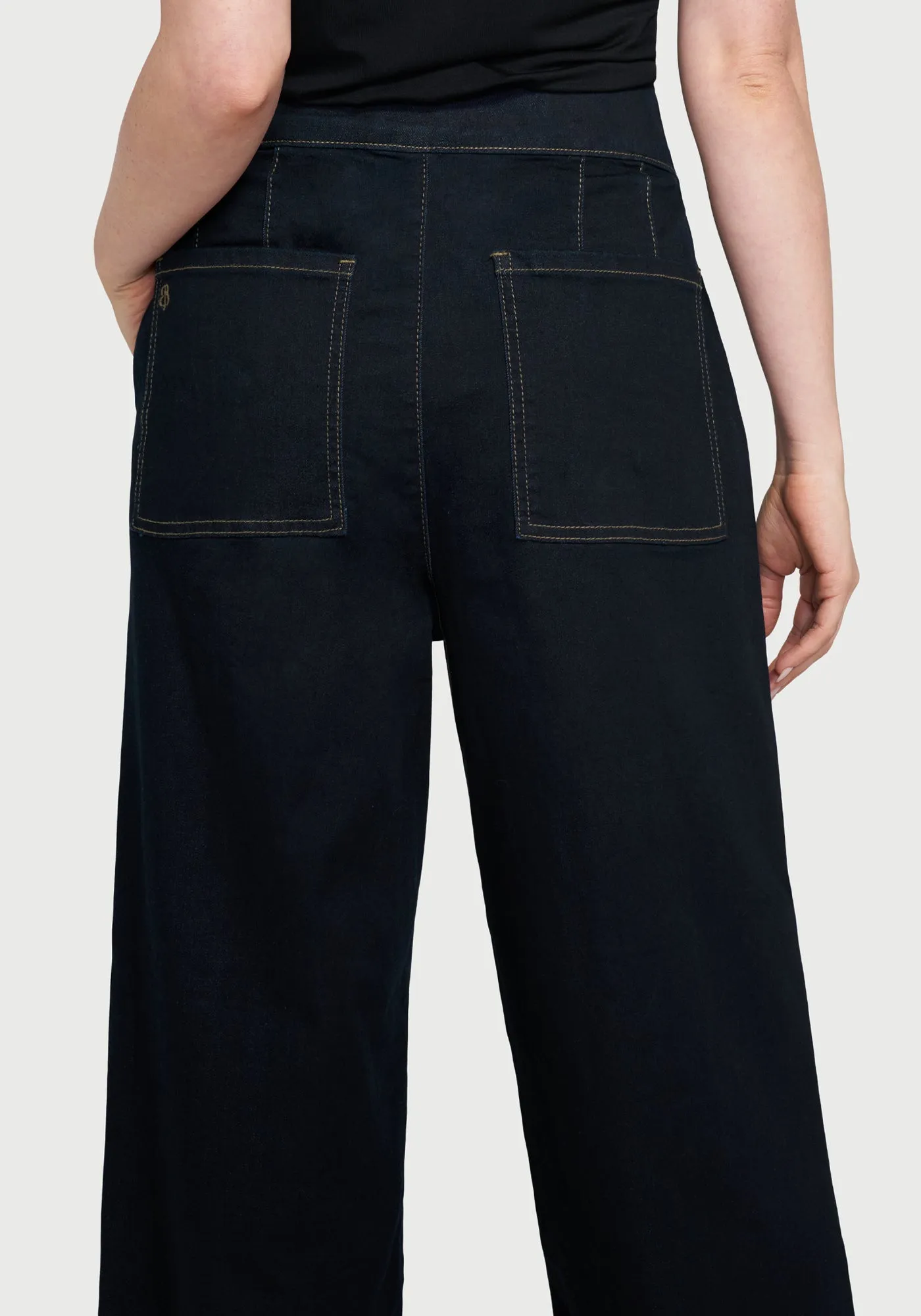 Sandra Grommet Jean | Wide (Rinse Wash)