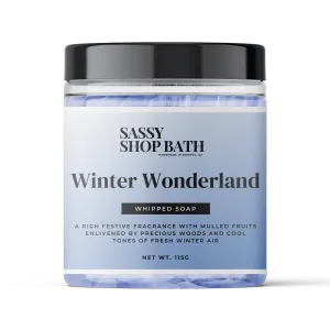 Sassy Shop Bath Whipped Soap - Winter Wonderland