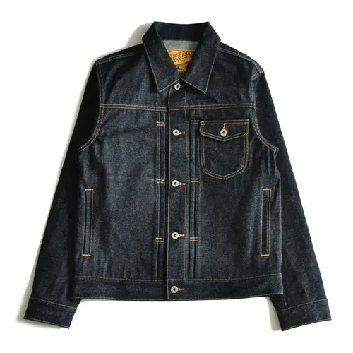 Saucezhan Jeans Jacket Men  Denim Jacket  Jacket Men Jackets Men Motorcycle Work Jacket 18 Oz Selvadge Denim  Pure Cotton