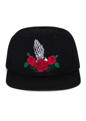 SAVAGE SKULL PRAYER HAND SNAPBACK