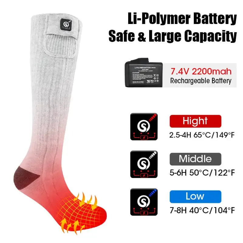 Savior Battery Heated Socks For Men Women