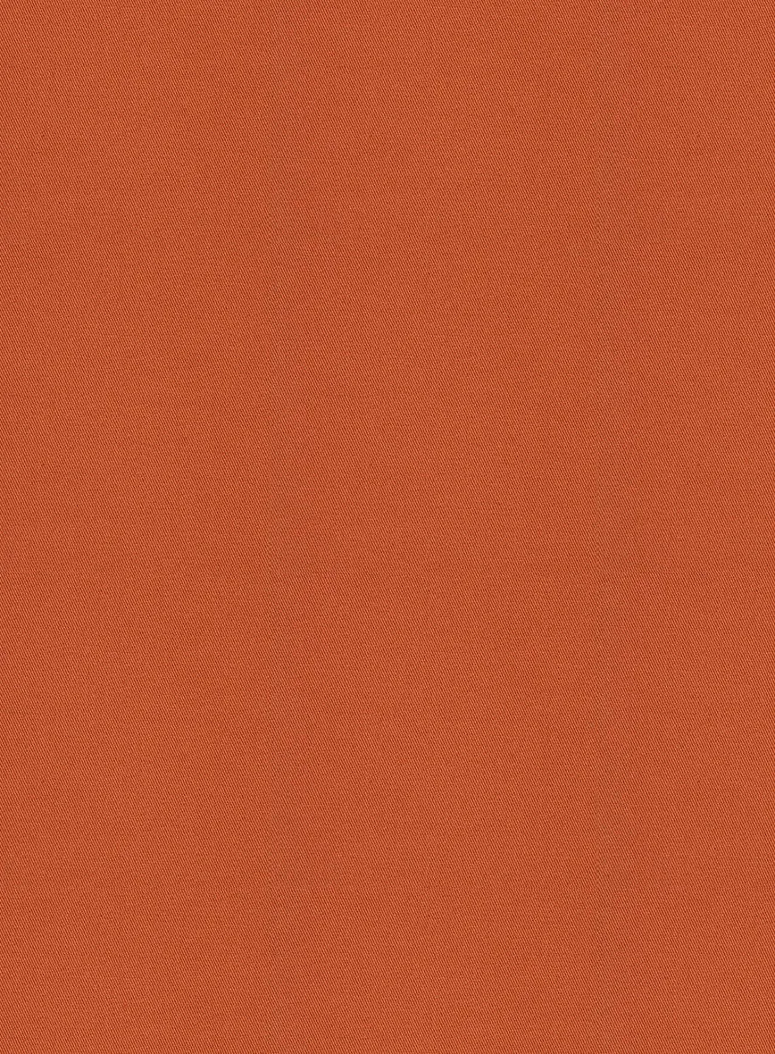 Scabal Burnt Orange Cashmere Cotton Jacket