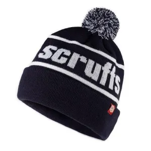 Scruffs Workwear Vintage Bobble Hat - Navy - One size