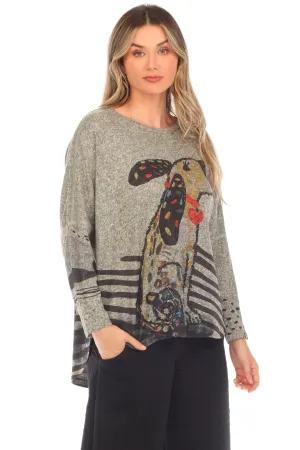 Scruffy Hi-Lo Top
