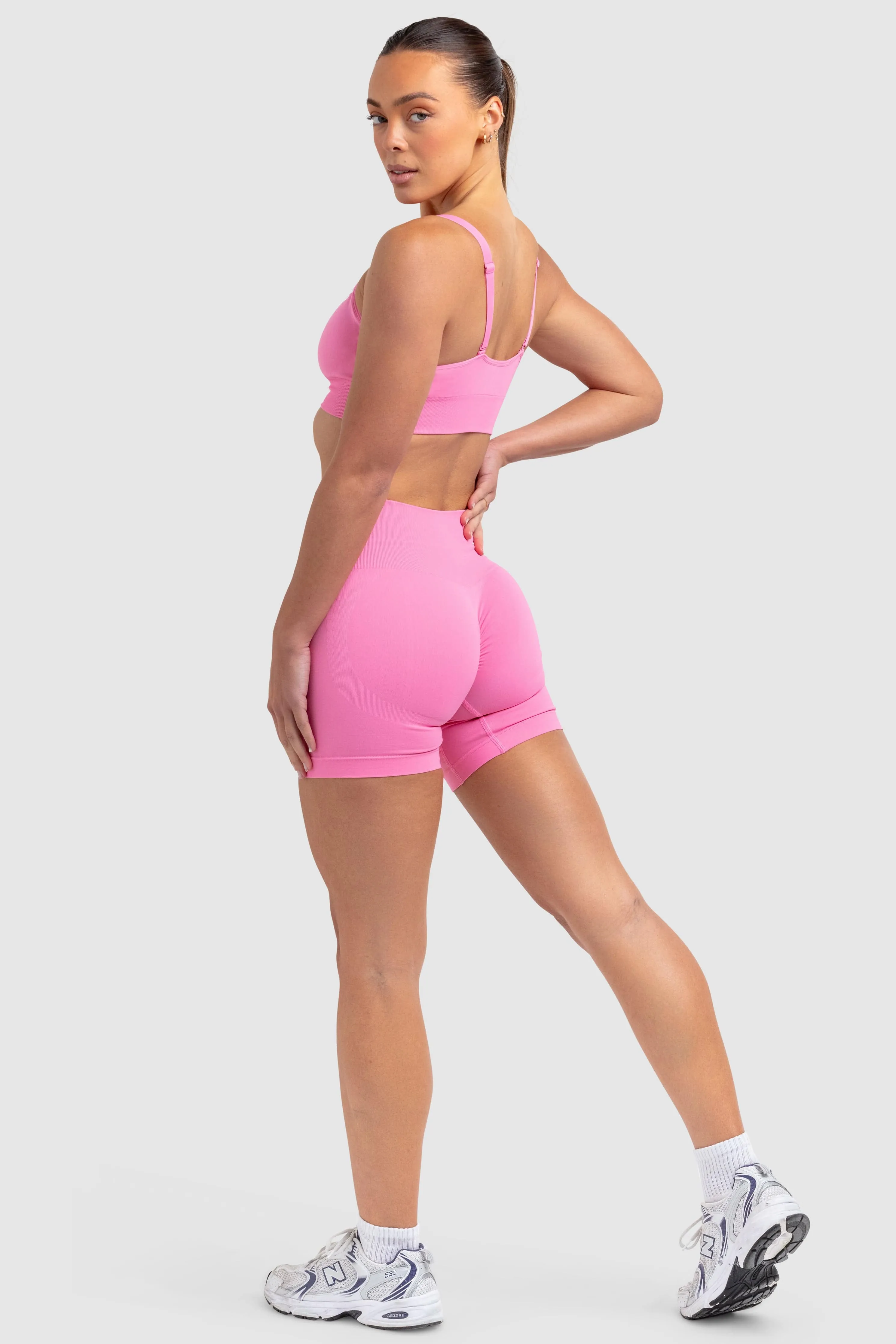Scrunch 2 Seamless Shorts - Bubblegum Pink