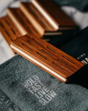 SD Card holder - Walnut & Maple