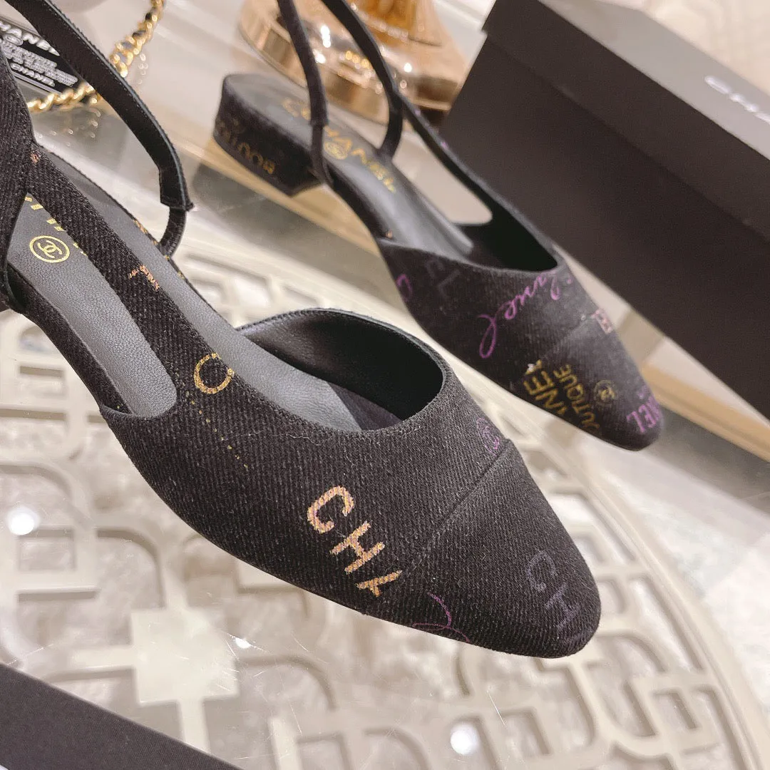 SE885 CC Sling-back Shoes / Size4-11
