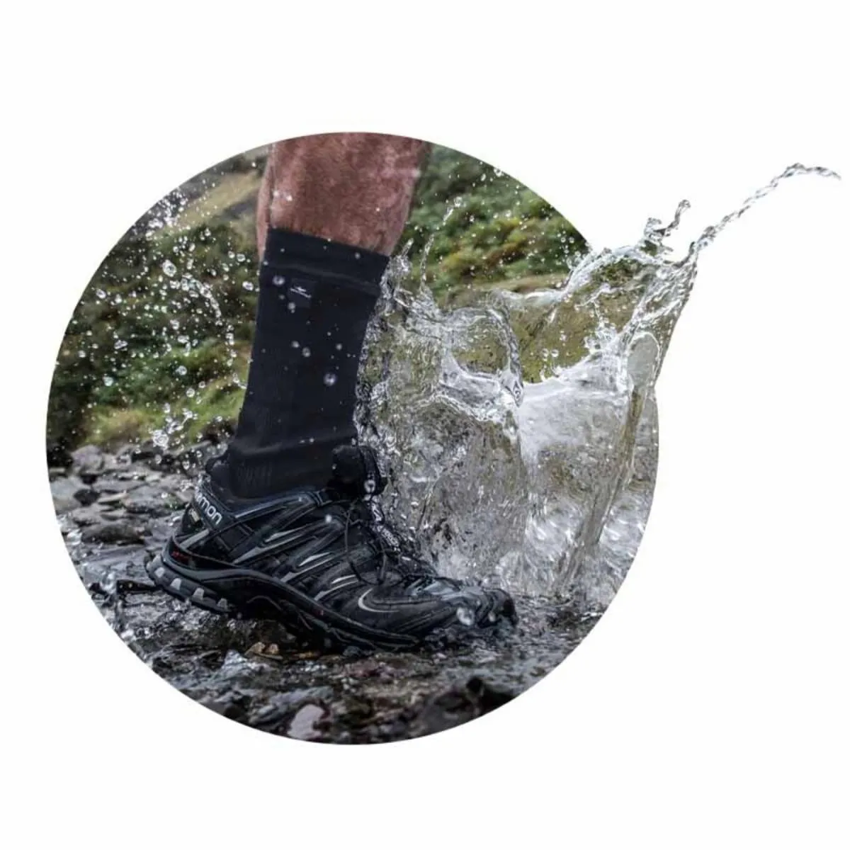 SealSkinz Wiveton Waterproof Warm Weather Mid Length Socks (Size L)