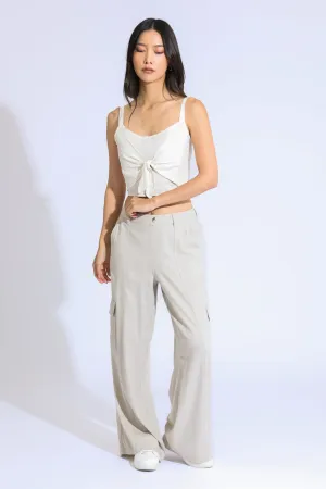 SEAMED CARGO PANT - OATMEAL SEAMED CARGO PANT - OATMEAL