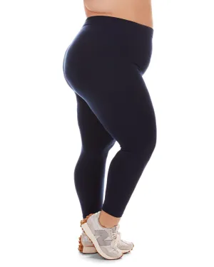 Seamless Fleece-Lined Leggings | Navy