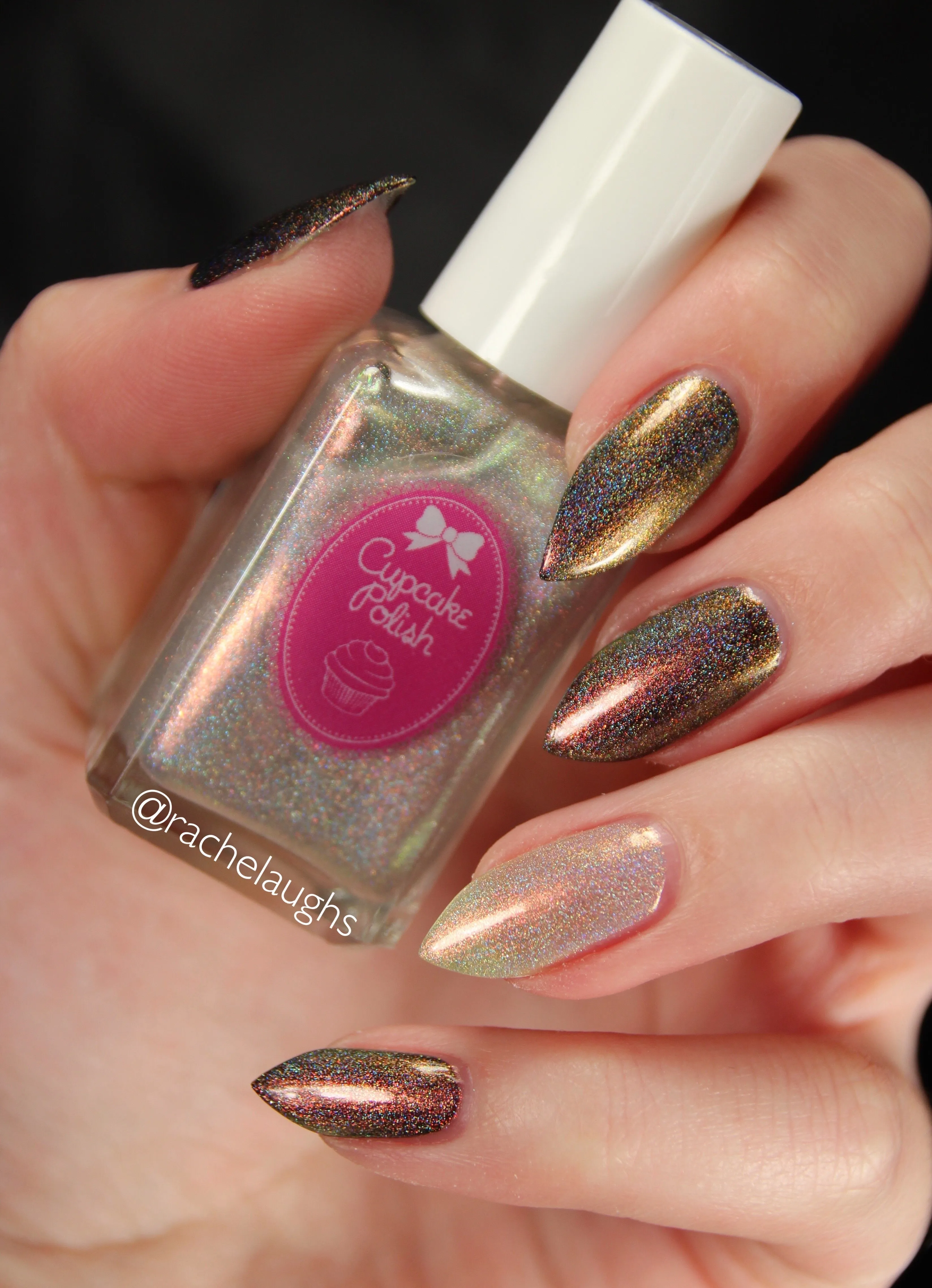 Secret Ingredient - Holographic Topcoat with color shifting Aurora Shimmers