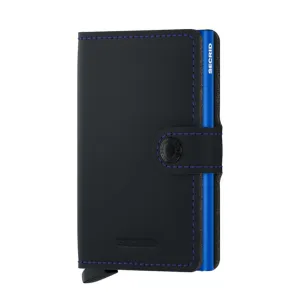 Secrid Miniwallet Matte Black & Blue