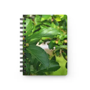 Seeds and Green Leaves Spiral Bound Journal