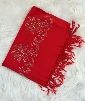 Sequin Wool Scarf & Shawls