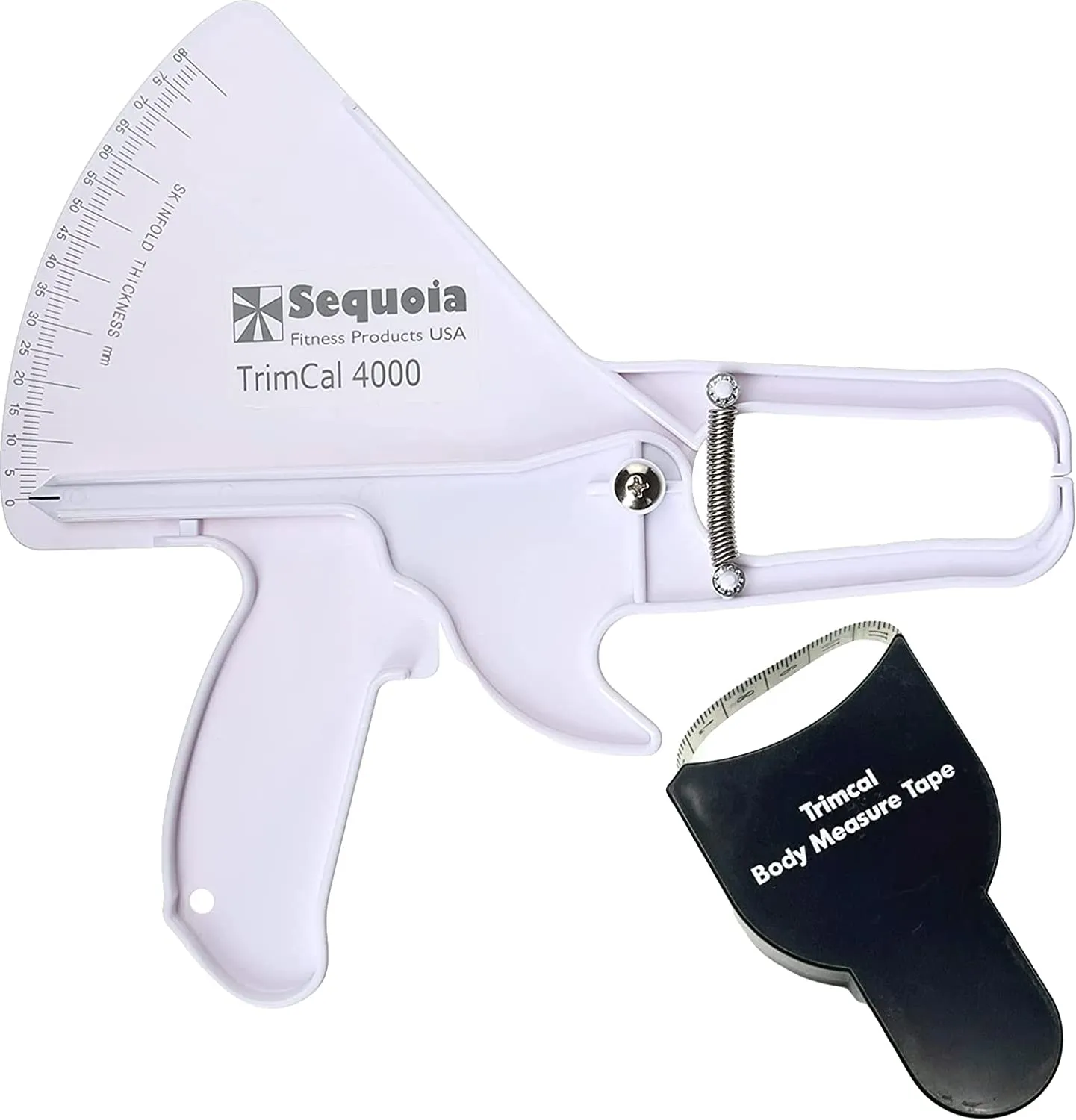 Sequoia Fitness Trimcal 4000 Fat Caliper & Body Tape Bundle