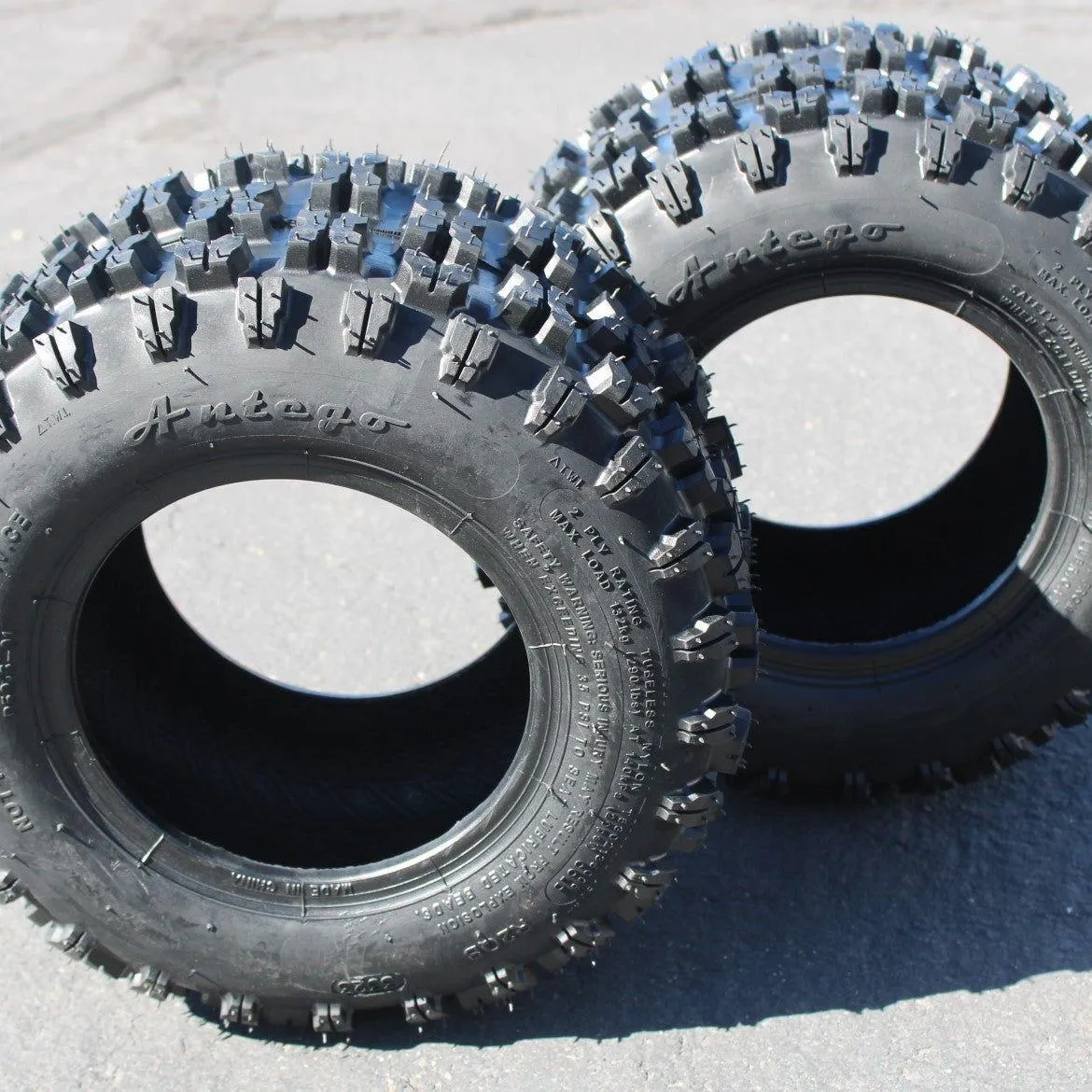 (Set of 4) Antego 13X5.00-6 ATW-053 2 Ply Snow Blower Tires Non-directional