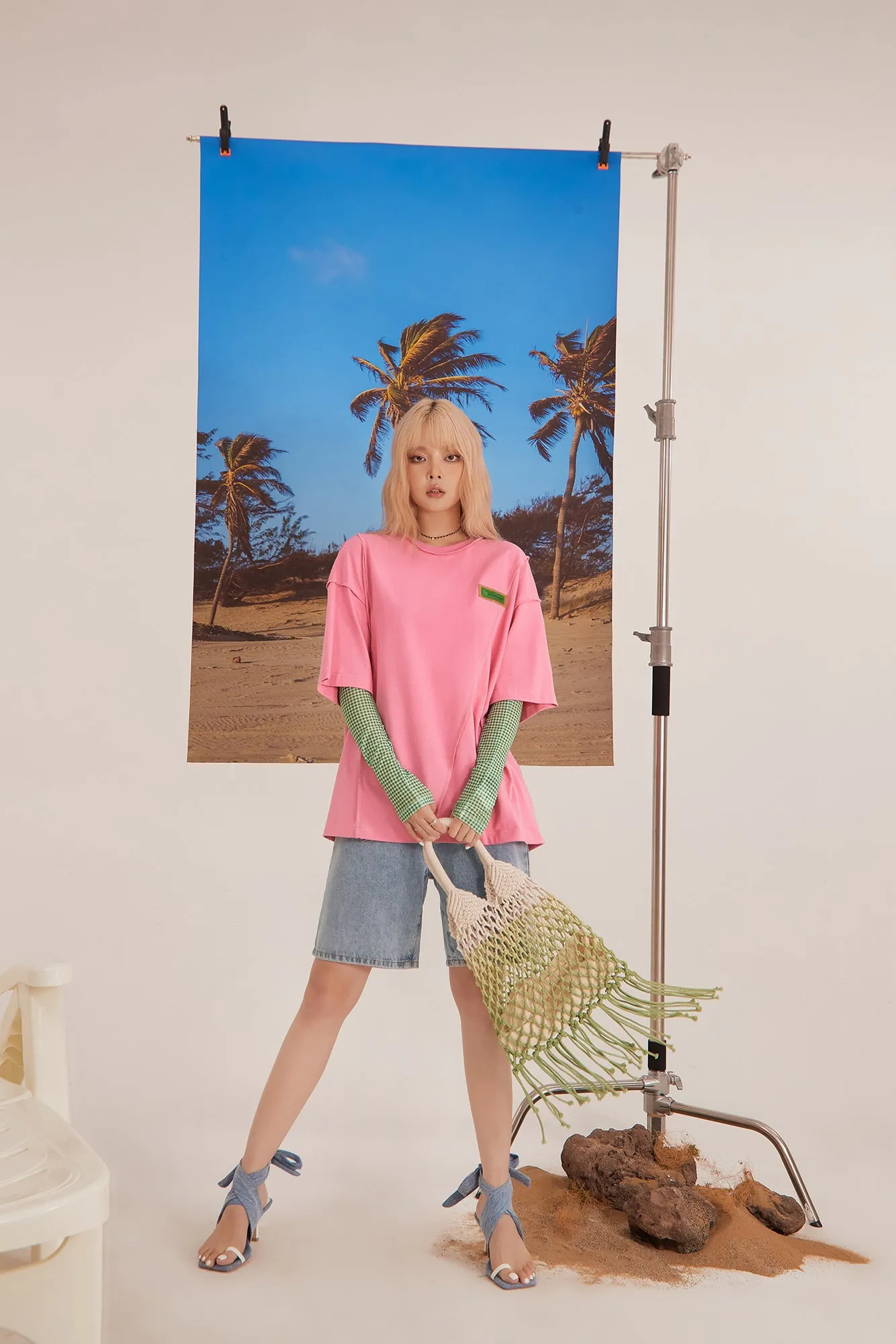 Sewing Lines Loosefit T-Shirt