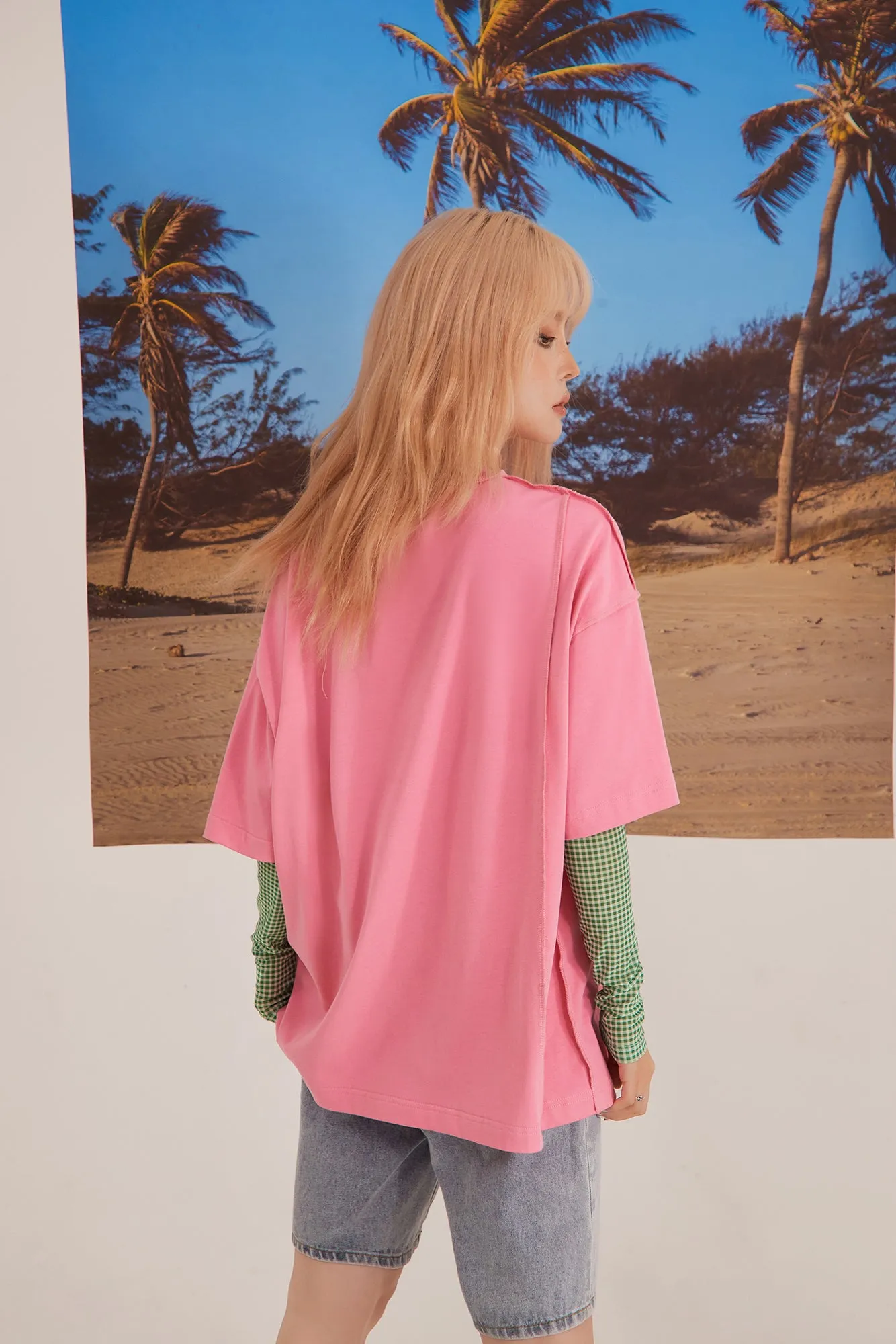 Sewing Lines Loosefit T-Shirt