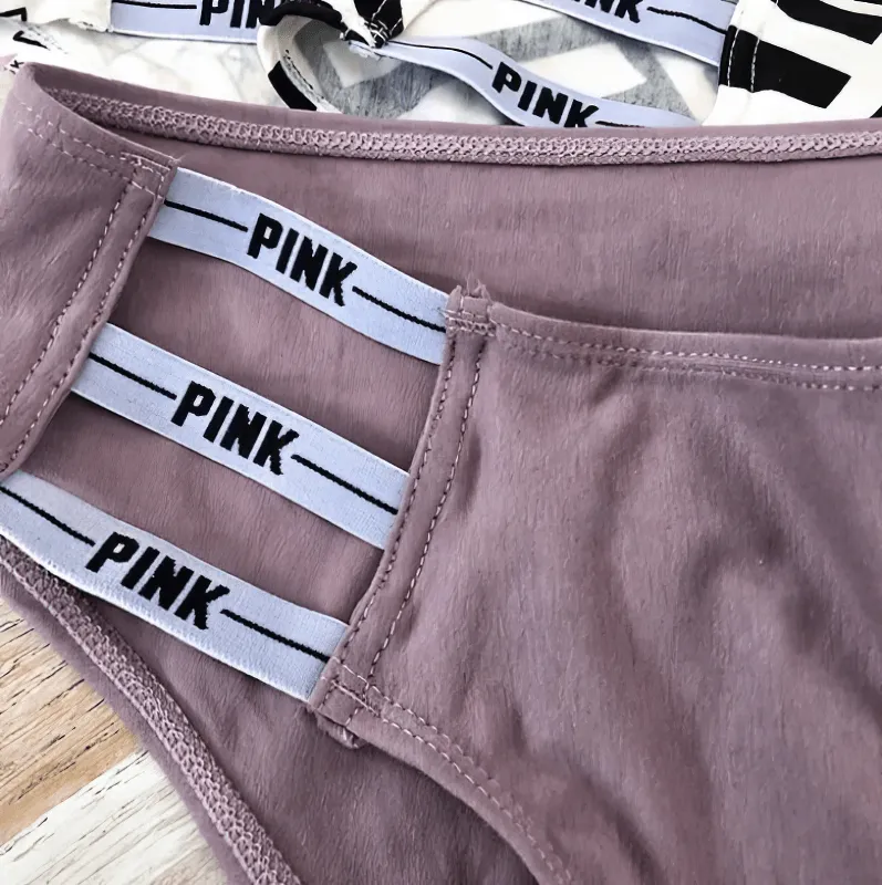 Sexy Sports Women's Briefs with Side Stripes Low Rise - SF0700
