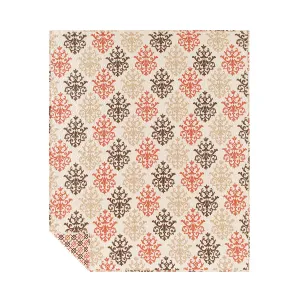 Shabby Chic Brown Throw