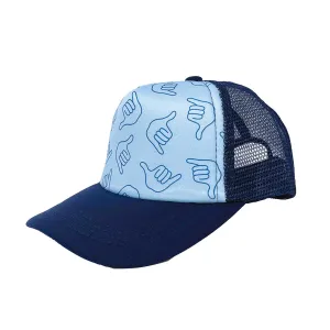 Shaka Outline Keiki Trucker Hat