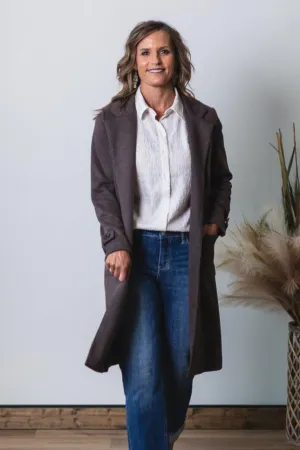 Shawl Collar Open Jacket (Dex)