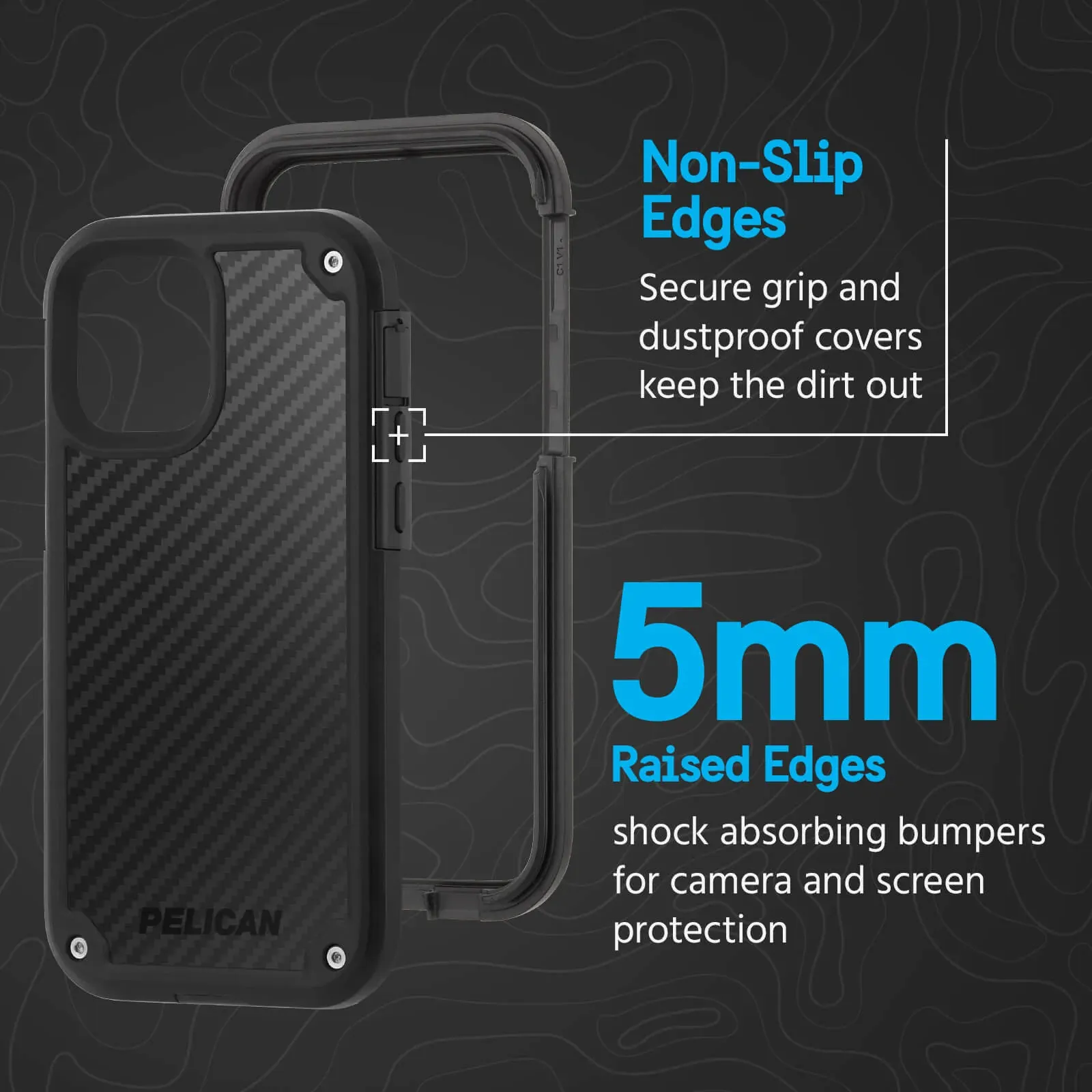 Shield w/ MagSafe® for iPhone 14 Pro Max - Black Carbon