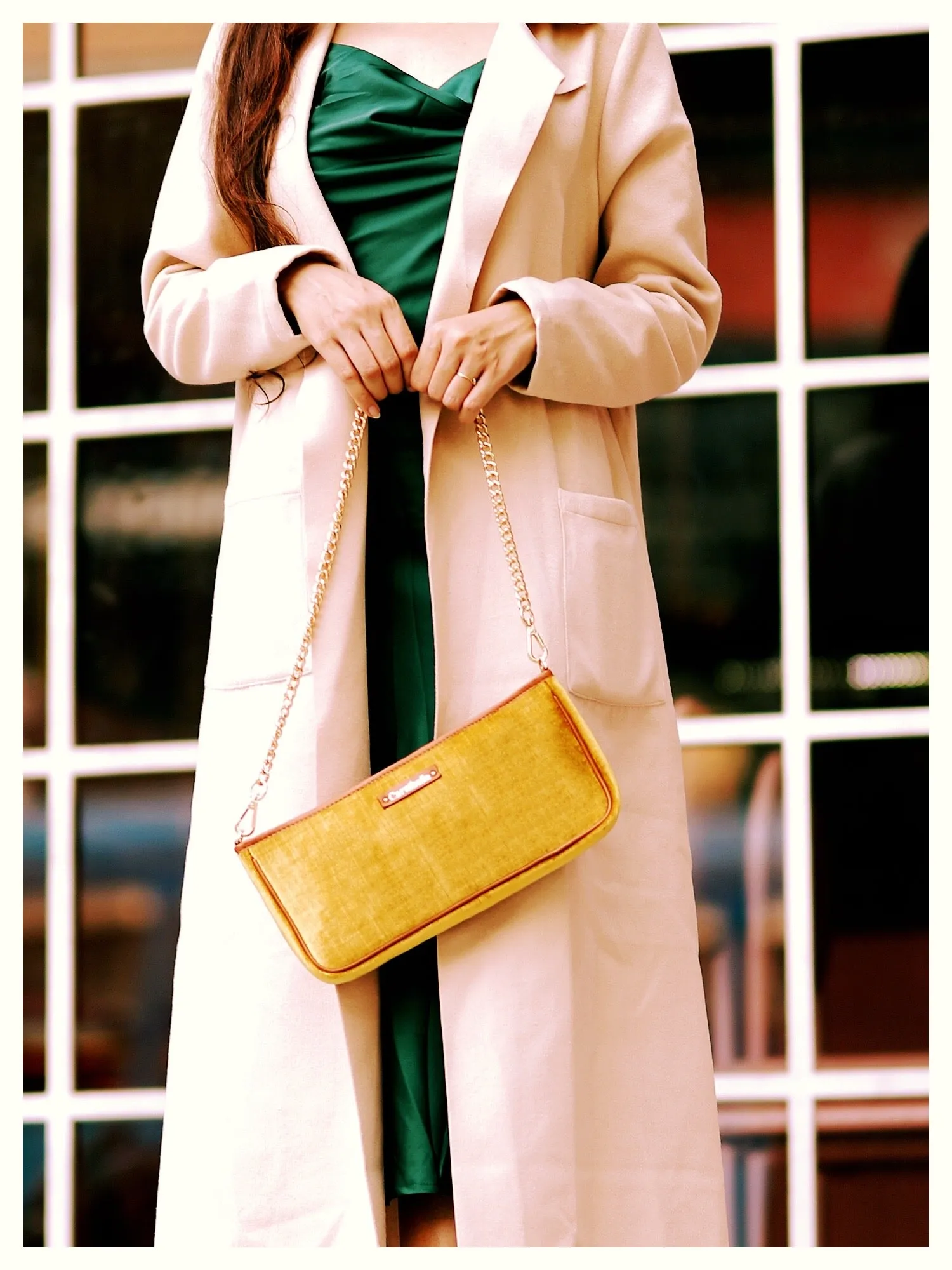 SHIRAZ Evening Purse - Gold