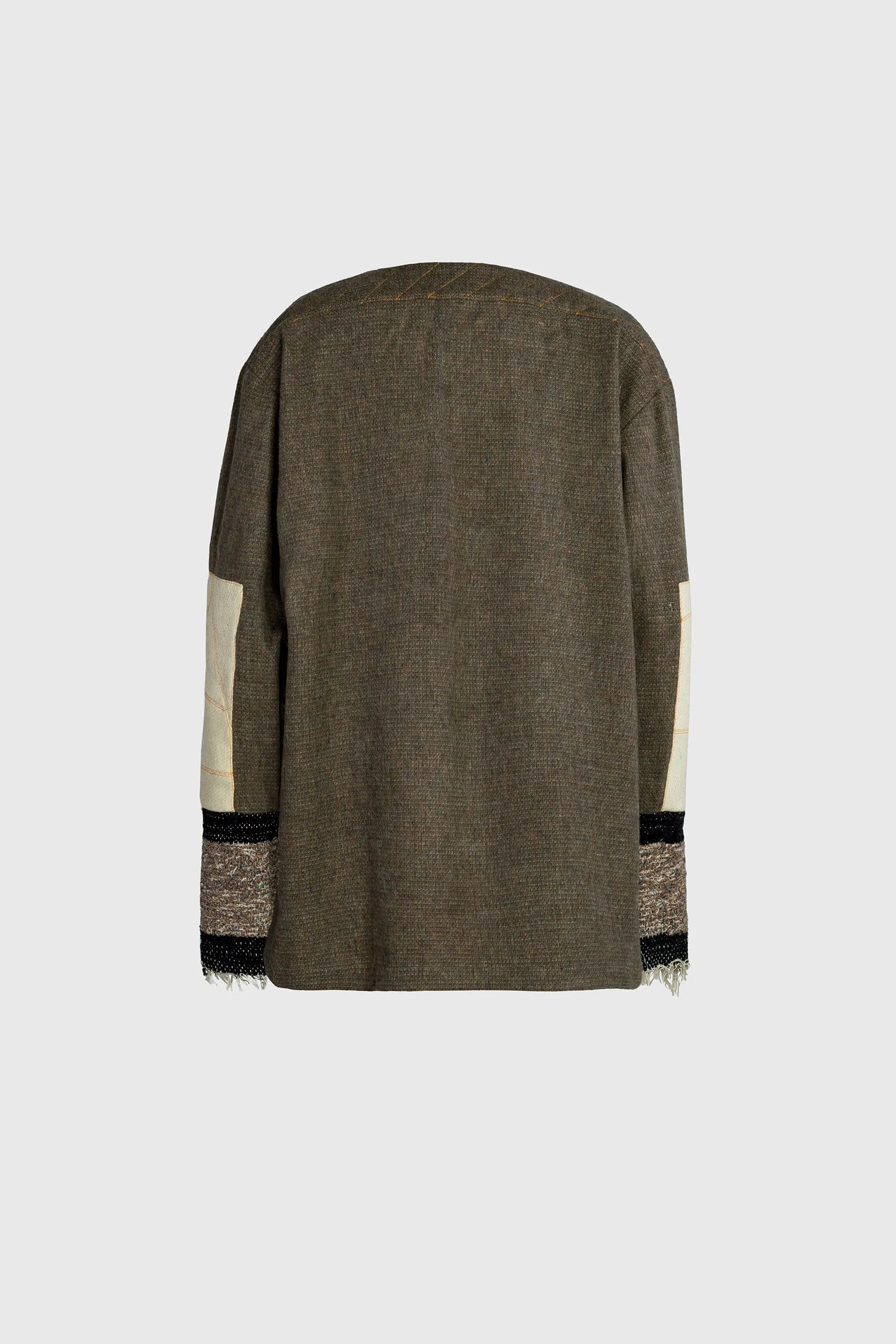Shirt With Woven Cuffs