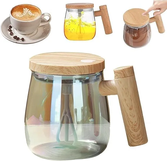 Shop Home Essentials Self Stirring Mug 400ml, Electric Auto Mixing Cup Automatic Stirring Coffee Mug Rotating Travel Mixing Cup, Self Mixing Coffee Tumbler Suitable for Coffee Milk