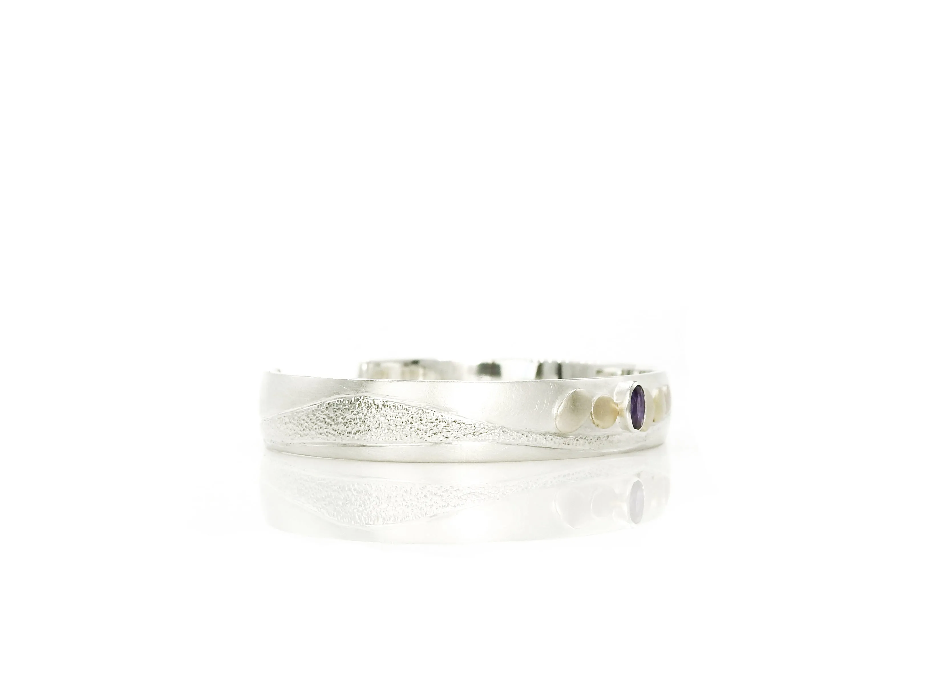 Shoreline to eternity with amethyst