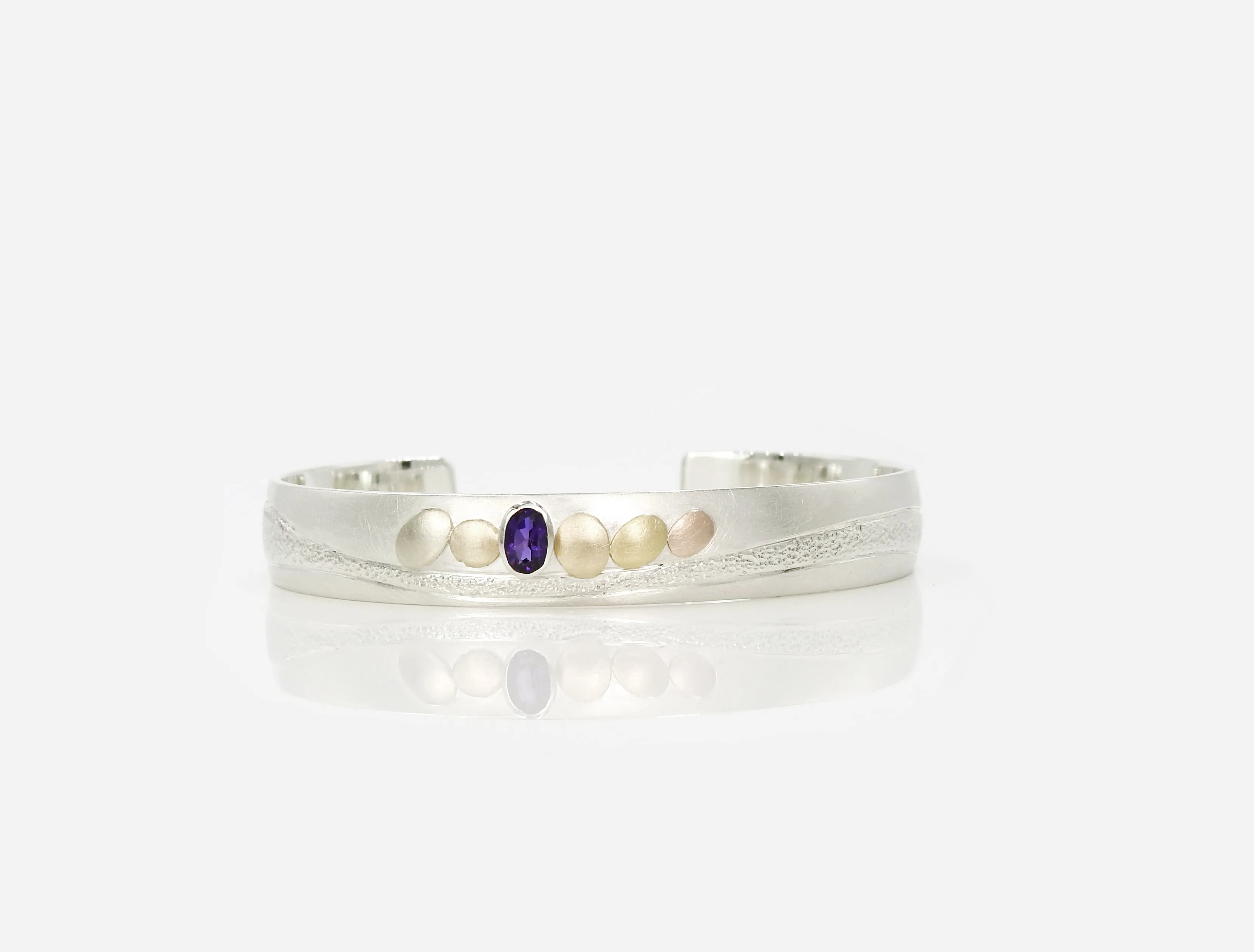 Shoreline to eternity with amethyst