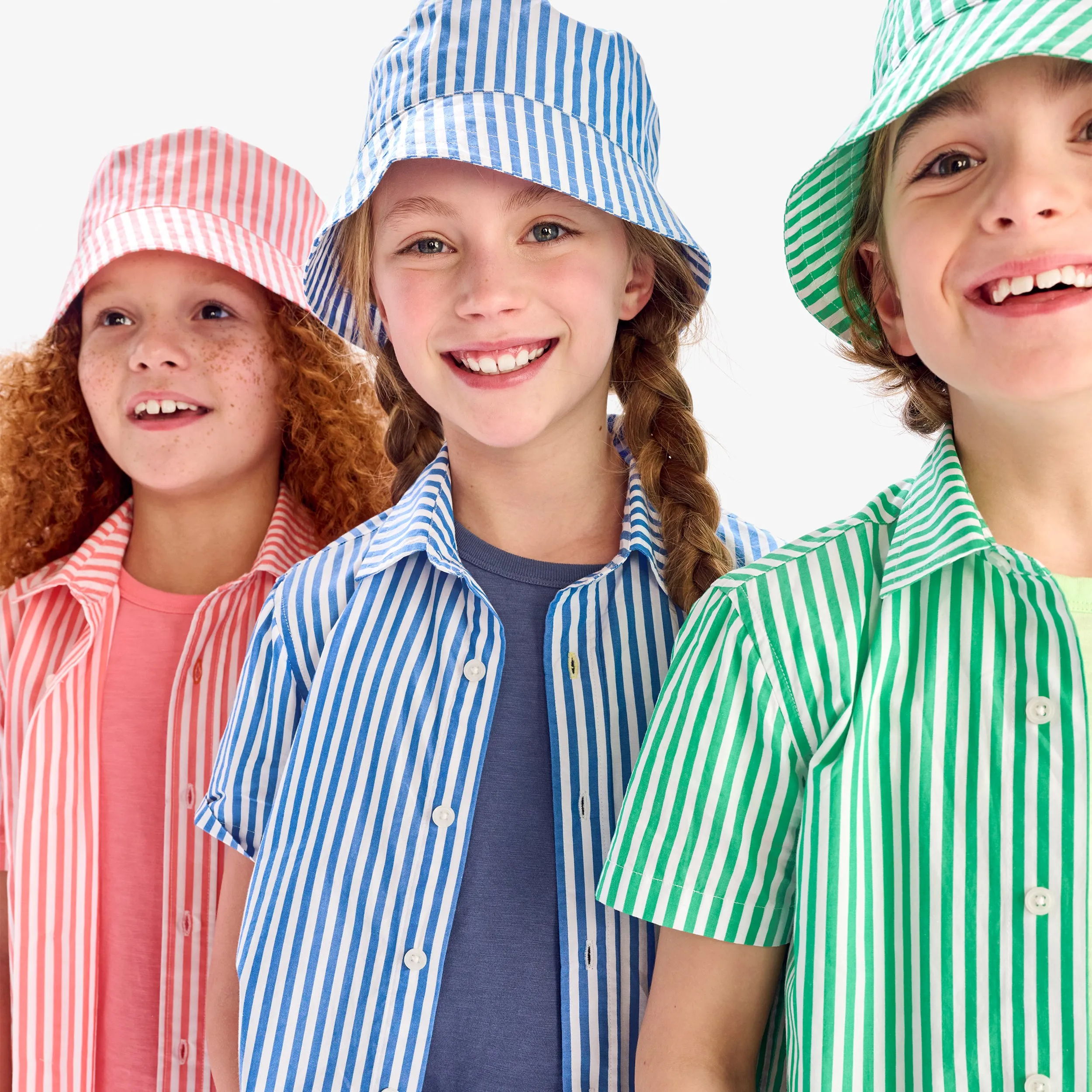 Short sleeve button down in stripe