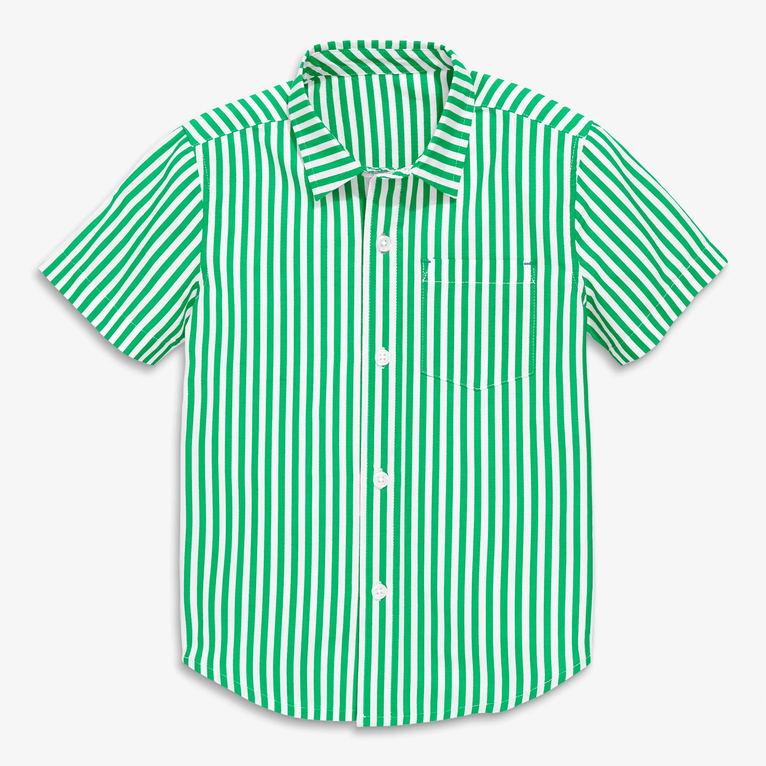 Short sleeve button down in stripe