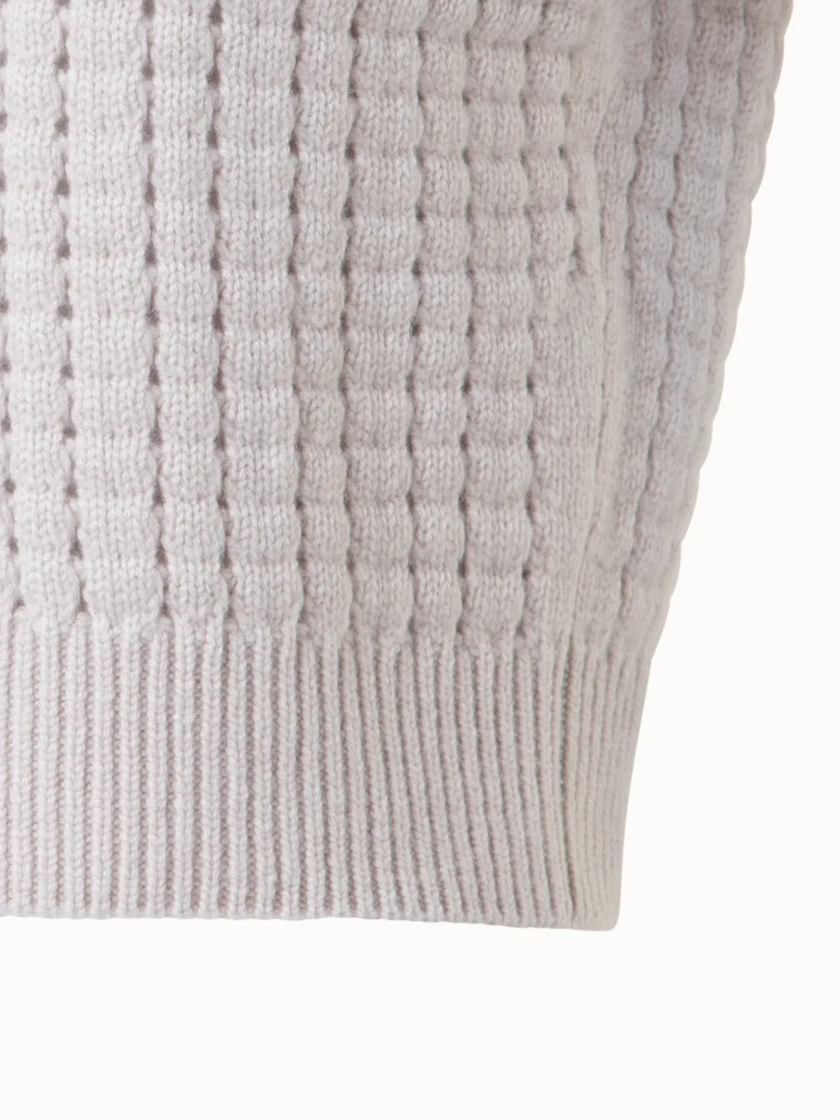 Short Sleeve Cashmere Knit Cardigan