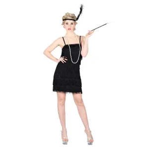 Showtime Flapper Girl Black