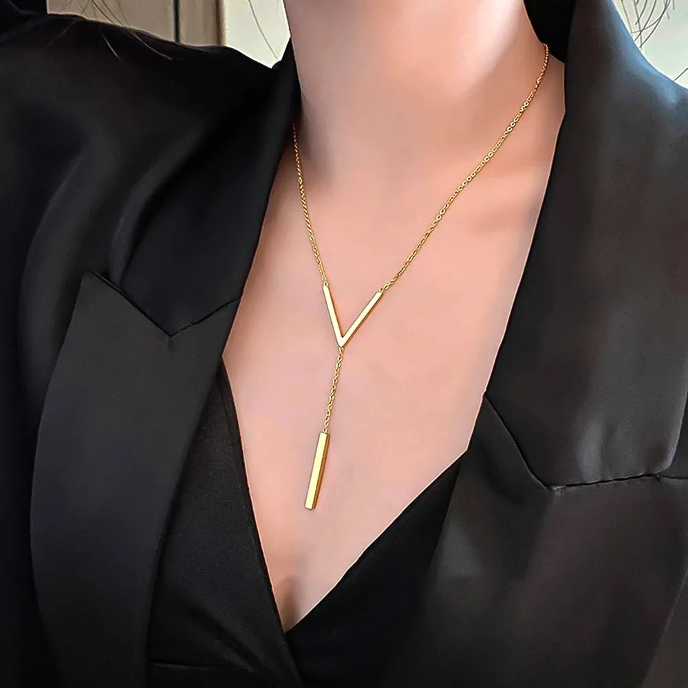SHP V-shaped Long Sexy Necklace