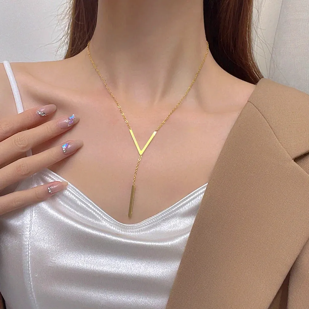 SHP V-shaped Long Sexy Necklace