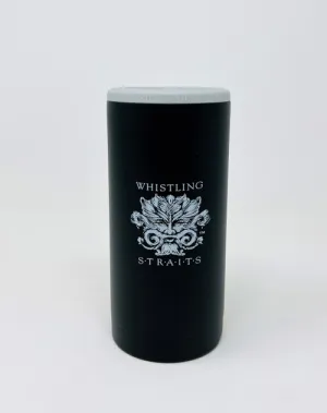 SIC CUPS SLIM CAN COOLER. WHISTLING STRAITS® LOGO EXCLUSIVELY. 3 COLOR OPTIONS. 