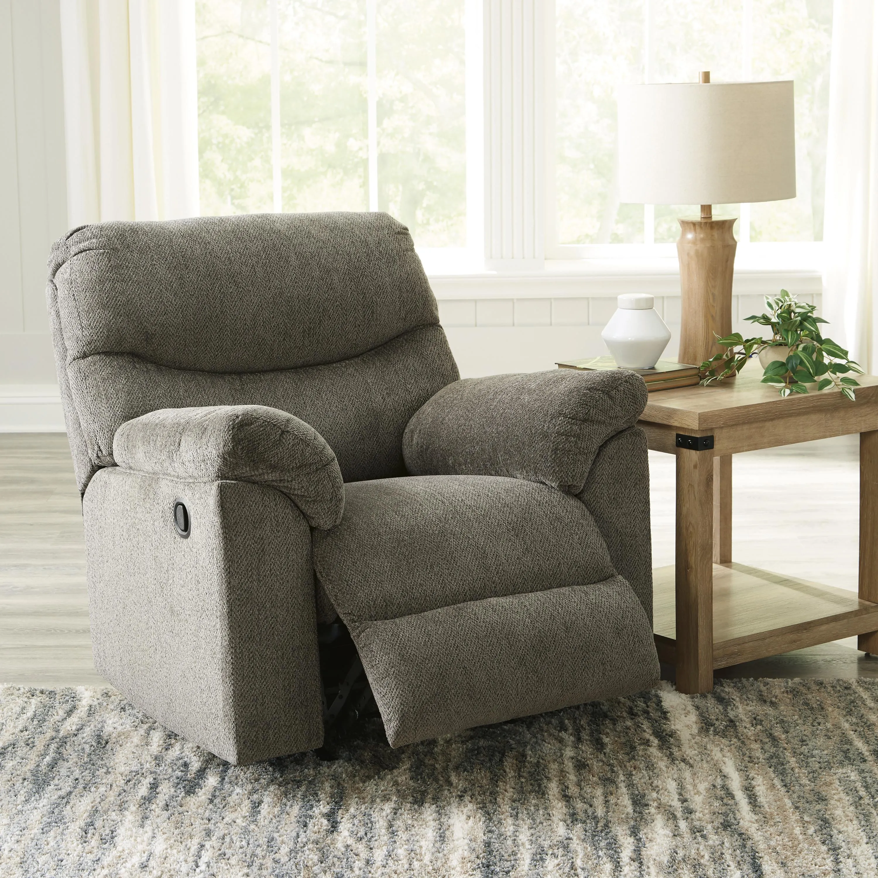 Signature Design by Ashley Alphons Rocker Fabric Recliner 2820125C
