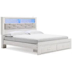 Signature Design by Ashley Altyra King Upholstered Bookcase Bed with Storage B2640-69/B2640-56S/B2640-95/B100-14