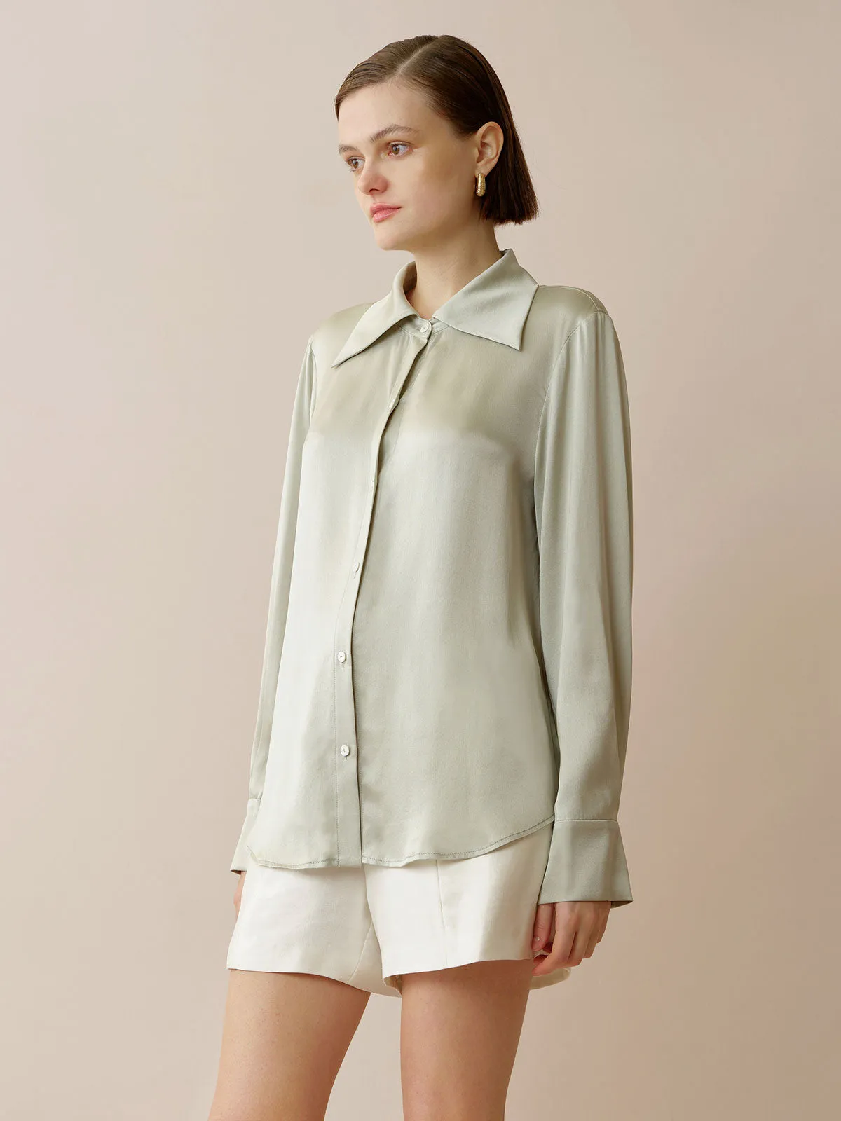SILIKINC Classic Cutaway Collar Shirt
