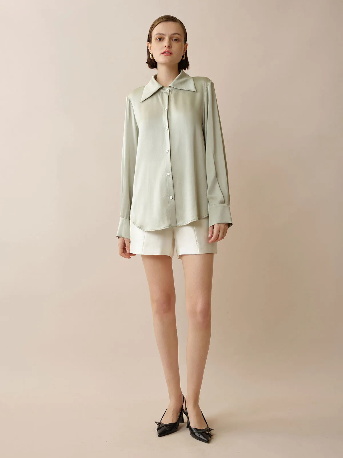 SILIKINC Classic Cutaway Collar Shirt
